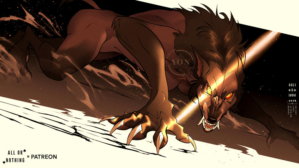 Rain Lycan Form [oc]